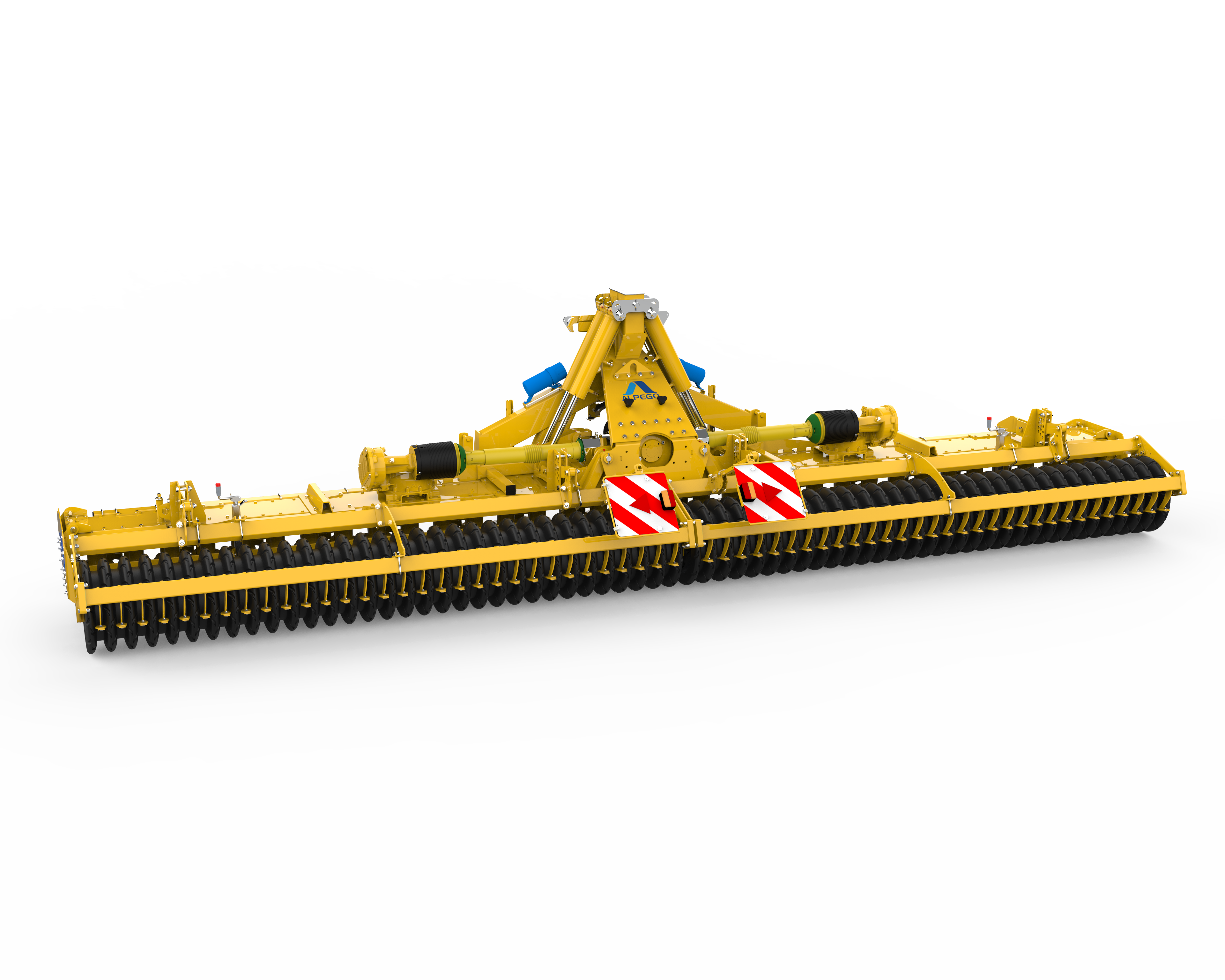 8m Alpego DMAX 800 Power Harrow, image showing the rear roller